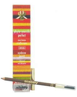 Sisley Phyto Sourcils Chatain Perfect 0.019oz Eyebrow Pencil, Brush & Sharpener Women Face & Eye Makeup