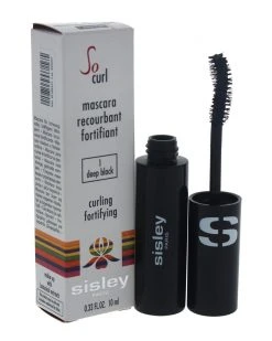 Sisley 0.33oz #01 Deep Black So Curl Curling Fortifying Mascara Women Face & Eye Makeup