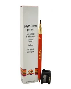 Sisley 0.04oz #8 Coral Phyto-Levres Perfect With Lip Brush And Sharpener Women Lip & Cheek Makeup